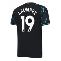 Camiseta Manchester City Julian Alvarez #19 Tercera Equipación Replica 2023-24 mangas cortas